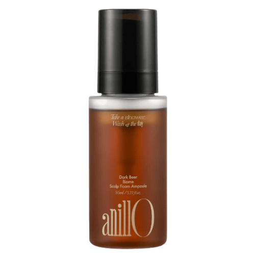 Зміцнювальна пінна ампула для шкіри голови anillO Dark Beer Biome Scalp Foam Ampoule проти випадіння волосся